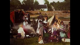 A Camp Of Zingari Gypsies (1897) (Colorized / 50fps) (No image restoration)