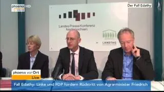 Fall Edathy - PK der StA Hannover mit Jörg Fröhlich am 14.02.2014