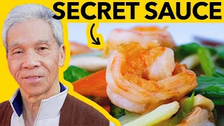 🦐  How my dad cooks the JUICIEST Shrimp Stir Fry! (蝦仁炒雪豆)