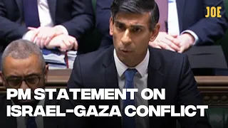 Rishi Sunak declares Israel didn't bomb Gaza's Al-Ahli hospital in Commons statement