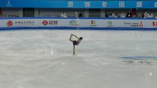 Yihan WANG 1st SP The 14th Chinese National Winter Games丨 Figure Skating