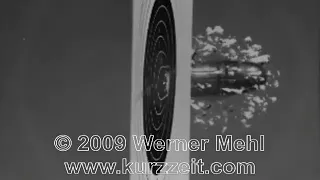 Полет пули в замедленной съемке 1 млн. кадров в секунду😮