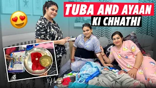 TUBA AND AYAAN KI CHHATHI | Family Fitness