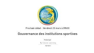 GOUVERNANCE DES INSTITUTIONS SPORTIVES