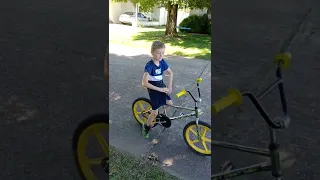 Jebb on his 1983 Schwinn Predator Old School BMX Bike #shorts