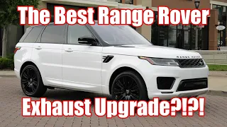 V8 Range Rover Sport with Valvetronic Designs Universal Mufflers + Resonator Delete