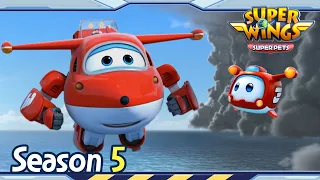 Butterfly Rescue | Super wings season 5 | Super wings super pets | EP02