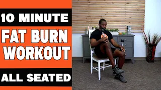 The Best 10 Minute Chair Workout For Weight Loss | Dumbbells