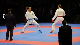 FINAL Nurkanat Azhikanov (KAZ) Vs Asgari Ghonceh Bahman (IRI) - Male Kumite -75Kg Male AKF Melaka