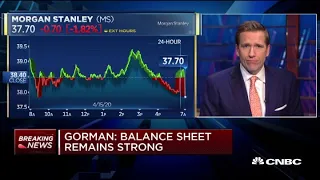 Morgan Stanley first-quarter profits miss analysts' expectation