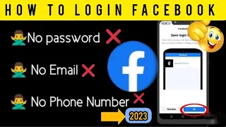 New!!🔥How to Login Facebook without Phone number and Email {UPDATED METHOD} 2023