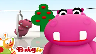 Fresa, mono y coche 🧩 Divertidos juegos de rompecabezas para niños | Dibujos animados   @BabyTVSP