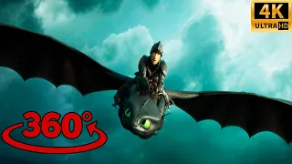 Train your dragon || Flying on a dragon || 360 video degrees