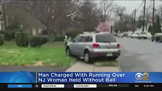 Man charged with running over N.J. woman held without bail