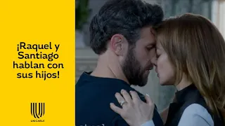 Raquel y Santiago no quieren esconder su amor | Caer en Tentación | C-41 1/2