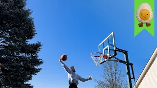 Training to dunk again