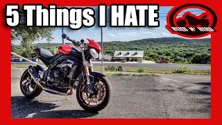 The 5 Things I HATE About The 2012 Triumph Speed Triple 1050