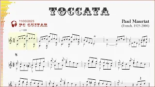 Gaston Rolland - Toccata (Paul Mauriat), guitar solo