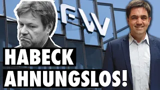 Minister Habeck ahnungslos! Dr. Malte Kaufmanns Frage scheint zu überfordern