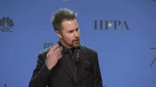 Sam Rockwell - Golden Globes 2018 - Full Backstage Speech