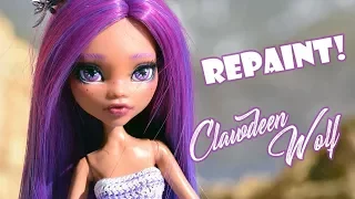 Repaint! OOAK Clawdeen Wolf. Custom Monster High Doll Repaint. + Конкурс