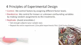 Ch 13 Designing an Experiment