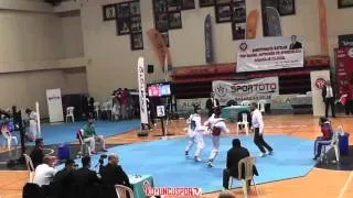 68kg Semifinal Melisa Mizrak vs Neslihan Sal (2016 Turkis Junior Taekwondo Championships)