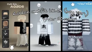 Roblox outfit ideas for under 100 robux! (boy version). *TikTok compilations*