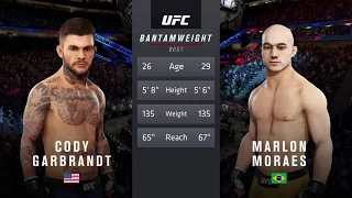 EA UFC 3 Cody Garbrant vs Marlon Moraes Full Fight