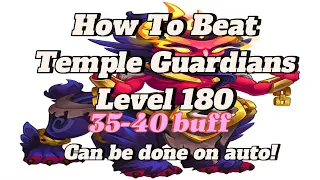 Level 180 Temple Guardians 35-40 buff - Lara's Glory - Lara Croft Event - Hero Wars: Dominion Era