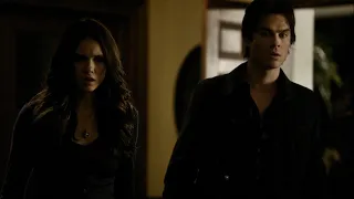 TVD 2x1 - Katherine tries to trick Stefan in Elena's house | Delena Scenes HD