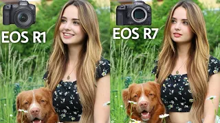 Canon Eos R1 VS Canon Eos R7 Camera Test Leaks Comparison