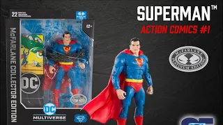New McFarlane toys Superman action comics #1 platinum edition chase revealed