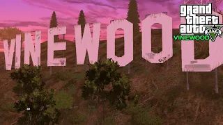 GTA V Vinewood Sign & Tower | RETEXTURE | GTA SA ANDROID