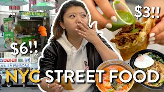 Best NYC FOOD TRUCKS & FOOD CARTS 🌯! New York Street Food Pt. 2 🍕