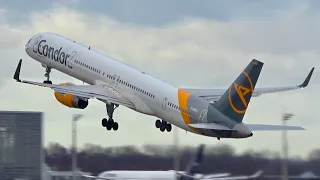 Condor Boeing 757-330 D-ABOJ departure at Munich Airport MUC EDDM