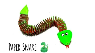 Amazing Paper Snake - Moving paper toys  (School Project)