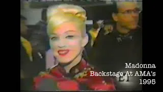 Madonna - American Music Awards 1995 - Backstage Interview