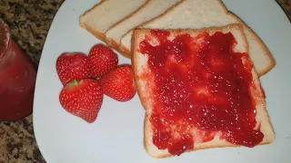 Homemade Strawberry Jam || Just 3 ingredients strawberry Jam