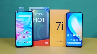 Realme 7i VS Infinix Hot 10 | Full Comparison & Speed Test