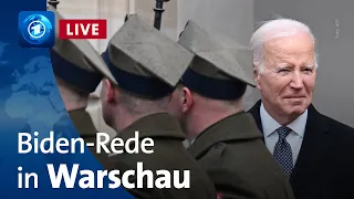 US-Präsident Biden hält Rede in Polen
