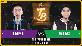 WC3 - TP League S2 M1 - LB Semifinal: [UD] Infi vs Sini [NE] (Ro 16 - Group C)