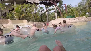 huge lazy river at Aquaventure Atlantis Palm Dubai (February 18th, 2020)