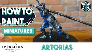 How To Paint Artorias the Abysswalker (Dark Souls the Board Game Miniature Painting Tutorial)