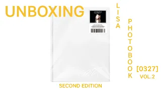 [3 Minutes UNBOXING | 三分钟快速开箱] Lisa Photobook [0327] Vol.2 Second Edition