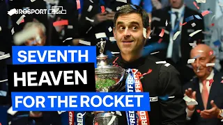 A Word From The Champion As Ronnie Celebrates With His Family | Eurosport Snooker