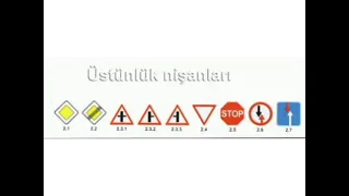 Dərs 3/ Yol nişanları