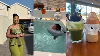 VLOG: Lumz Has a Swim Day | Mommy is Working Again | We Are Recovering ❤️‍🩹