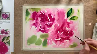 Watercolor Timelapse: Salt Flowers