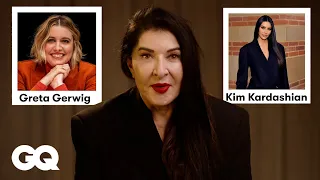 Marina Abramović: WOULD YOU RATHER – Dinner with Greta Gerwig or Kim Kardashian? | GQ Germany